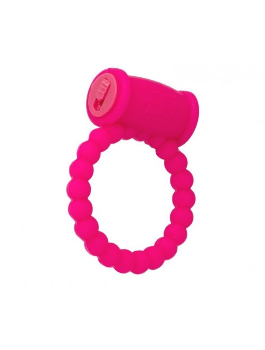 Розовое виброкольцо на пенис A-toys из силикона - A-toys - в Петрозаводске купить с доставкой