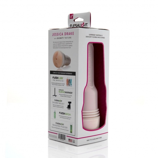 Мастурбатор-вагина Fleshlight Girls - Jessica Drake Heavenly - Fleshlight - в Петрозаводске купить с доставкой