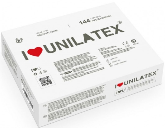 Ультратонкие презервативы Unilatex Ultra Thin - 144 шт. - Unilatex - купить с доставкой в Петрозаводске