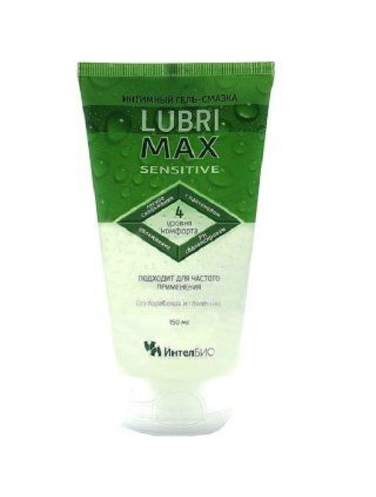 Гель-смазка Lubrimax Sensitive на водной основе - 75 мл. - ИнтелБИО - купить с доставкой в Петрозаводске