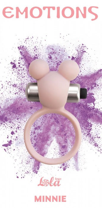 Розовое эрекционное виброколечко Emotions Minnie Light pink - Lola Games - в Петрозаводске купить с доставкой