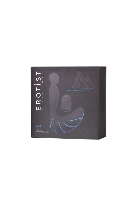 Чёрно-синий массажер простаты Erotist Third - Erotist Adult Toys - в Петрозаводске купить с доставкой