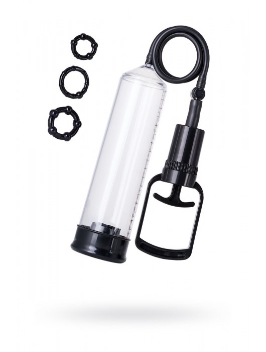 Вакуумная помпа A-toys с уплотнителем и эрекционными кольцами - A-toys - в Петрозаводске купить с доставкой