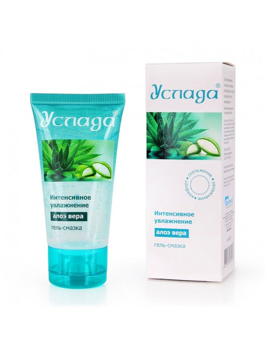 Гель-лубрикант  Услада  с алое вера - 60 гр. - Биоритм - купить с доставкой в Петрозаводске