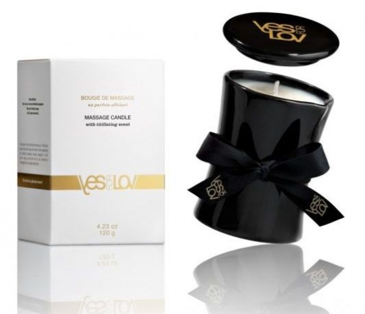 Массажная свеча Titillating Massage Candle - 120 мл. - YESforLOV - купить с доставкой в Петрозаводске