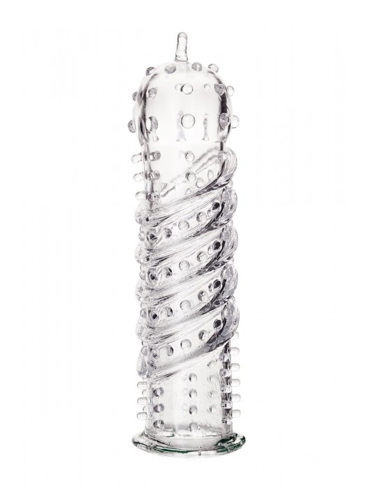 Прозрачная насадка на пенис TOYFA A-Toys - 15,5 см. - A-toys - в Петрозаводске купить с доставкой