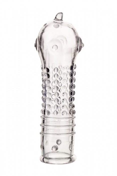 Прозрачная закрытая насадка на пенис TOYFA A-Toys - 14,7 см. - A-toys - в Петрозаводске купить с доставкой