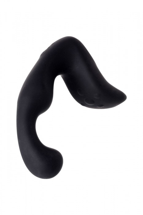 Чёрный изогнутый вибростимулятор простаты Erotist - Erotist Adult Toys - в Петрозаводске купить с доставкой