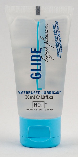 Интимная смазка на водной основе Glide - 30 мл. - HOT - купить с доставкой в Петрозаводске