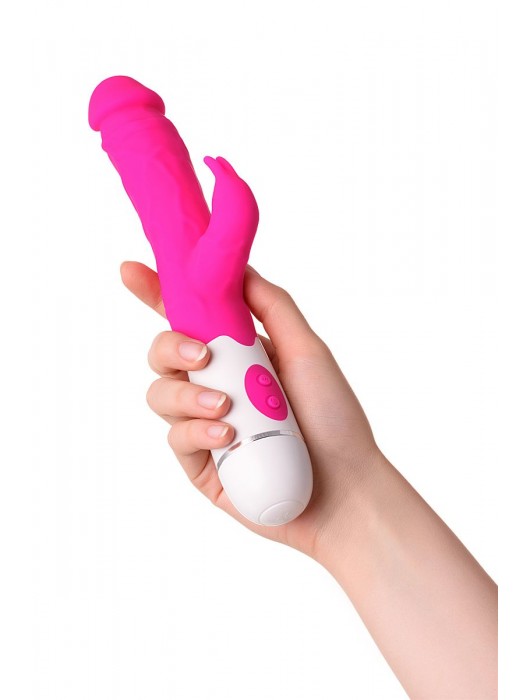 Розовый вибратор A-Toys Mist - 25,4 см. - A-toys