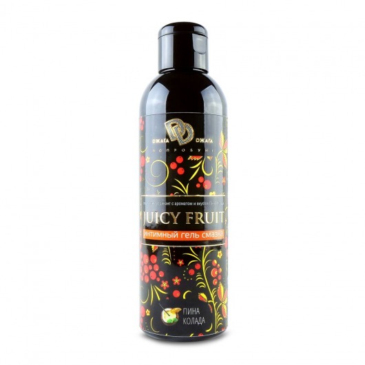 Интимный гель на водной основе JUICY FRUIT с ароматом пина колада - 200 мл. - БиоМед - купить с доставкой в Петрозаводске