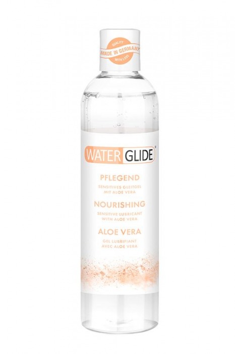 Лубрикант на водной основе с алоэ вера NOURISHING - 300 мл. - Waterglide - купить с доставкой в Петрозаводске