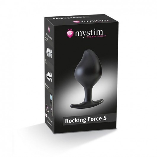 Анальная пробка Rocking Force S для электростимуляции - 9,5 см. - MyStim - купить с доставкой в Петрозаводске