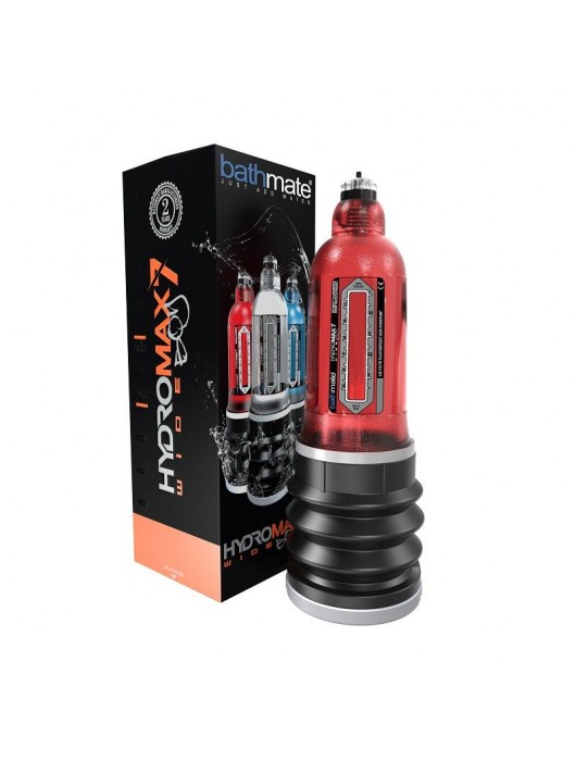 Красная гидропомпа HydroMAX7 Wide Boy - Bathmate - в Петрозаводске купить с доставкой