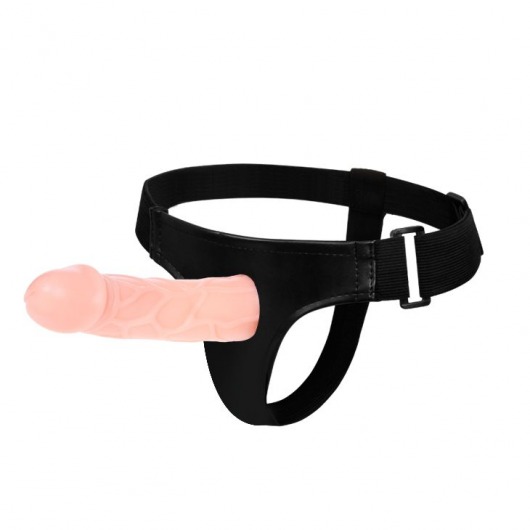 Телесный фаллоимитатор на трусиках Jessica Strap-On - 15,5 см. - Baile - купить с доставкой в Петрозаводске