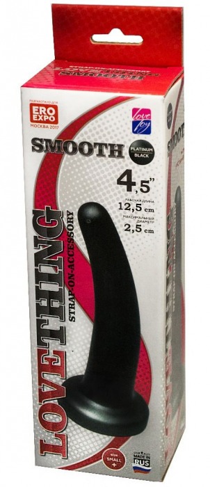 Анальная насадка Smooth - 12,5 см. - LOVETOY (А-Полимер) - купить с доставкой в Петрозаводске