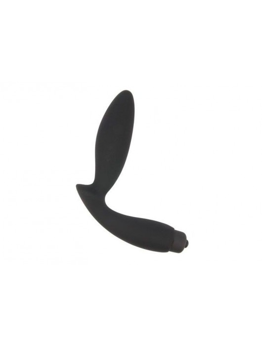 Чёрный вибростимулятор простаты Sex Expert Vibe Pleasure - Sex Expert - в Петрозаводске купить с доставкой