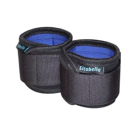 Неопреновые черно-синие наручники - Sitabella - купить с доставкой в Петрозаводске