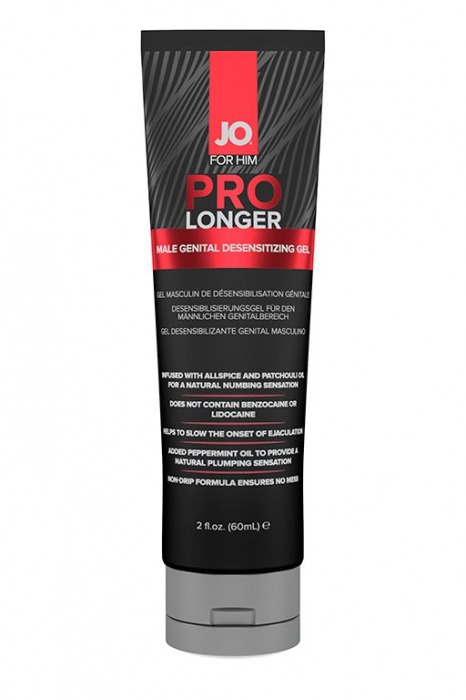 Гель-пролонгатор умеренного действия для мужчин JO Prolonger Gel – 60 мл. - System JO - купить с доставкой в Петрозаводске