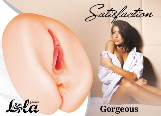 Мастурбатор с 2 тоннелями Satisfaction Gorgeous - Lola Games - в Петрозаводске купить с доставкой
