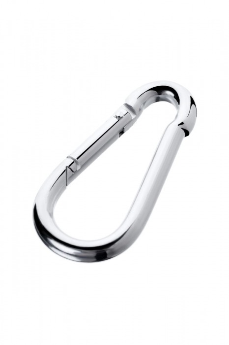 Серебристый карабин TOYFA Metal - ToyFa - купить с доставкой в Петрозаводске