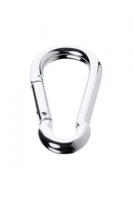 Серебристый карабин TOYFA Metal - ToyFa - купить с доставкой в Петрозаводске