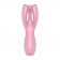 Розовый клиторальный вибромассажер Threesome 3 - Satisfyer в Петрозаводске Розовый клиторальный вибромассажер Threesome 3 - Satisfyer