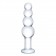 Прозрачная анальная пирамида 7,25 Beaded Butt Plug - 17 см. - Glas в Петрозаводске Прозрачная анальная пирамида 7,25 Beaded Butt Plug - 17 см. - Glas