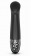 Черный вибратор с функцией электростимуляции Right on Ron - 17 см. - MyStim - купить с доставкой в Петрозаводске