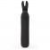 Черная вибропуля с ушками Rechargeable Rabbit Ears Bullet Vibrator - Happy Rabbit купить в Петрозаводске с доставкой в Orgasmix.ru Черная вибропуля с ушками Rechargeable Rabbit Ears Bullet Vibrator - Happy Rabbit