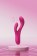 Розовый вибратор-кролик Osci 3 с функцией нагрева - 21 см. - Lovense