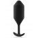 Чёрная пробка для ношения B-vibe Snug Plug 4 - 14 см. - b-Vibe